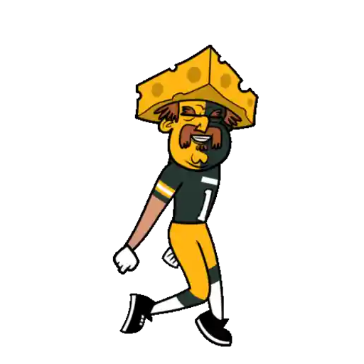 Figurinhas Cheesehead para whatsapp