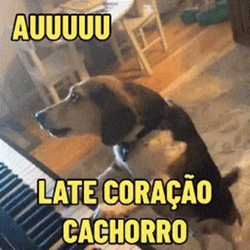 Figurinhas Late coracao cachorro para whatsapp