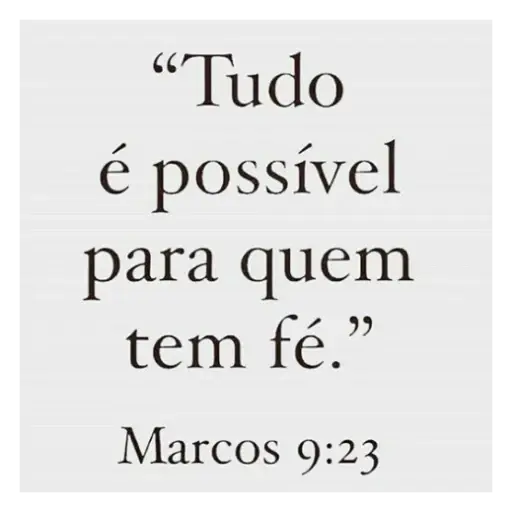 Figurinhas Marcos 9:23 para whatsapp