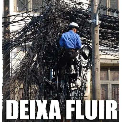 Figurinhas Deixa fluir para whatsapp