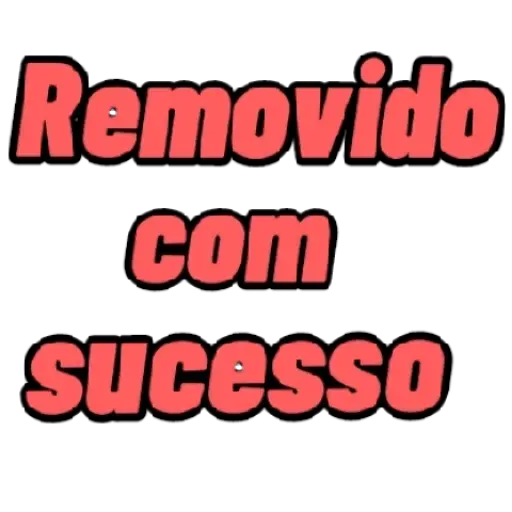 Figurinhas Removido com sucesso para whatsapp