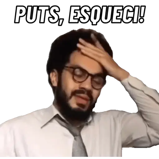 Figurinhas Puts esqueci para whatsapp