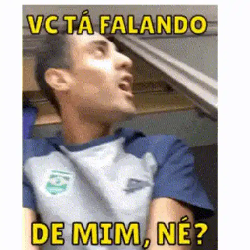 Figurinhas Voce ta falando mal de mim para whatsapp