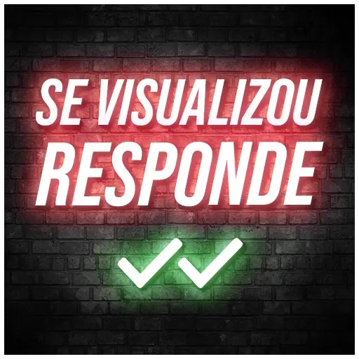 Figurinhas Se visualizou responde para whatsapp