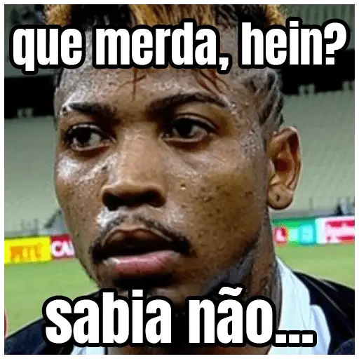 Figurinhas Que merda hein para whatsapp