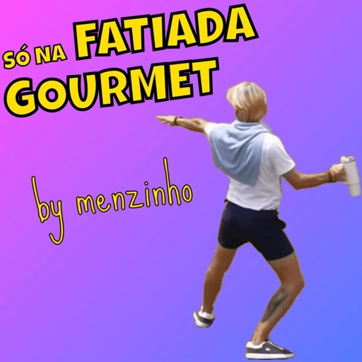 Figurinhas Fatiada gourmet para whatsapp