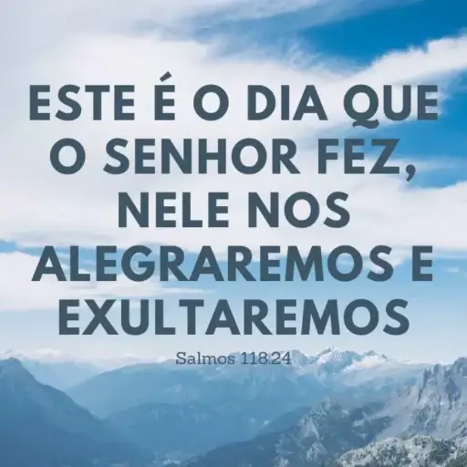Figurinhas Salmos 118:24 para whatsapp
