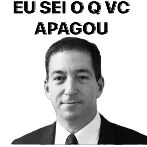 Figurinhas Glenn greenwald para whatsapp