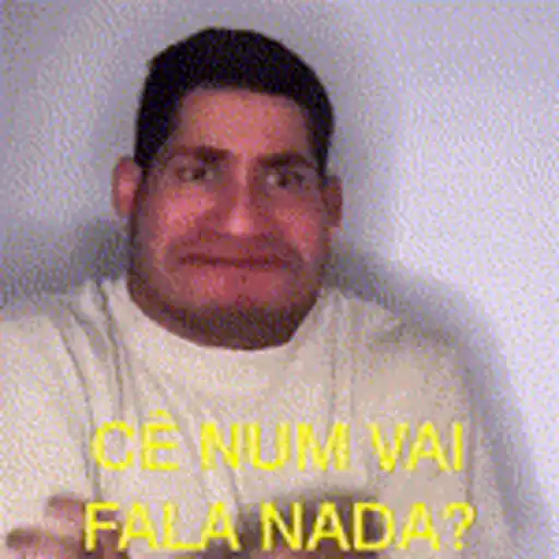 Figurinhas Voce nao vai falar nada para whatsapp