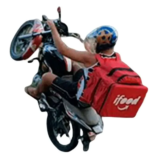 Figurinhas Motoboy para whatsapp