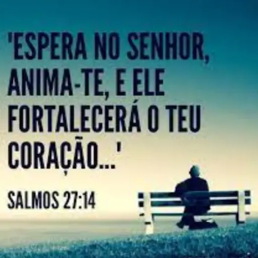 Figurinhas Salmos 27:14 para whatsapp