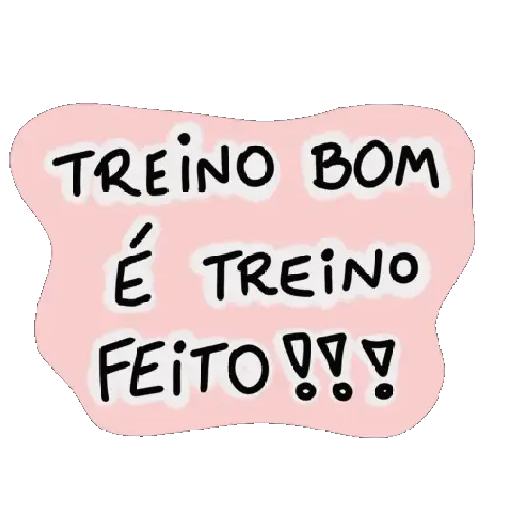 Figurinhas Treino bom e treino feito para whatsapp