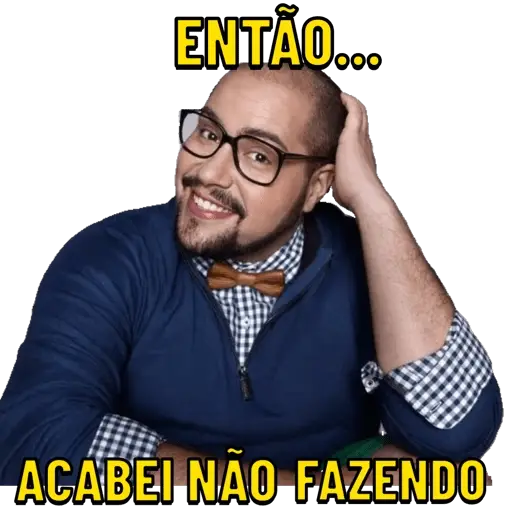 Figurinhas Acabei nao fazendo para whatsapp
