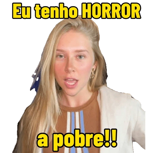 Figurinhas Horror a pobre para whatsapp