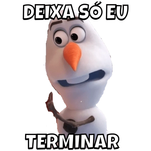 Figurinhas Deixa eu terminar para whatsapp