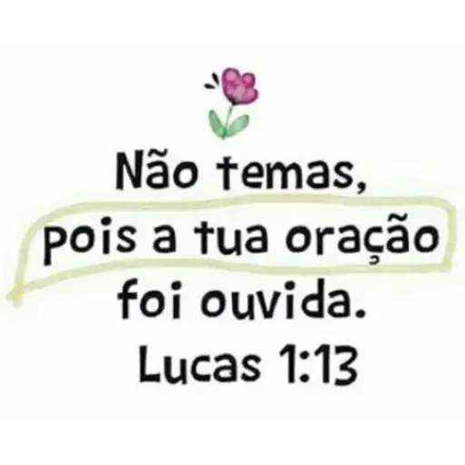 Figurinhas Lucas 1:13 para whatsapp
