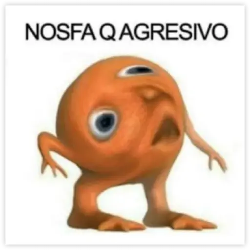 Figurinhas Agressivo para whatsapp