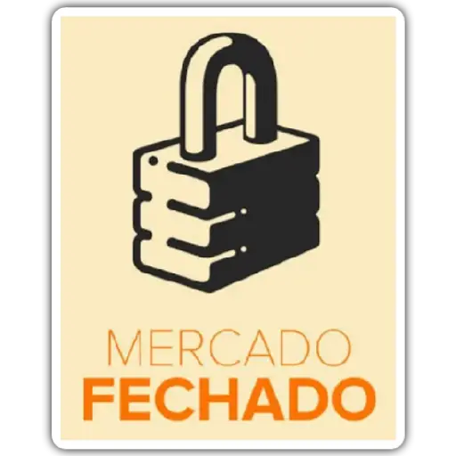 Figurinhas Mercado fechado para whatsapp