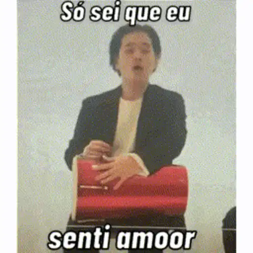 Figurinhas Eu senti amor para whatsapp