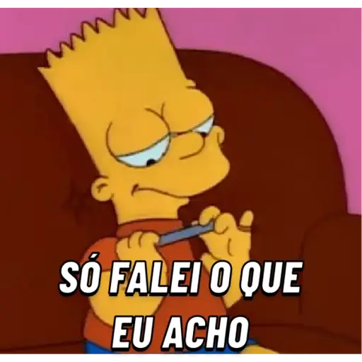 Figurinhas So falei o que acho para whatsapp