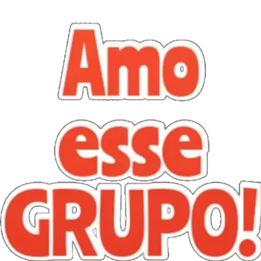 Figurinhas Amo esse grupo para whatsapp