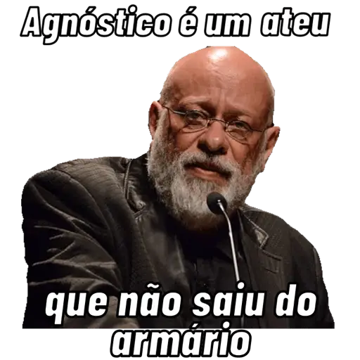 Figurinhas Ateu para whatsapp