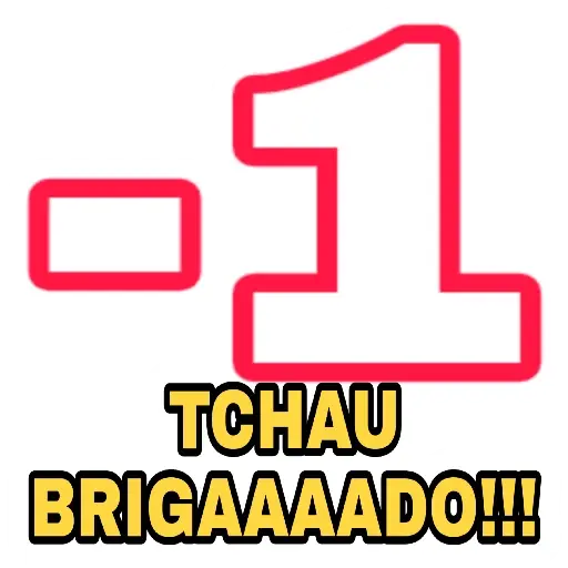 Figurinhas Menos um para whatsapp