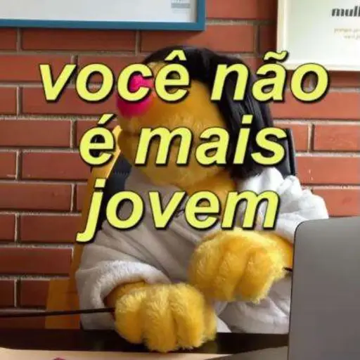 Figurinhas Voce nao e mais jovem para whatsapp