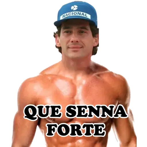 Figurinhas Senna forte para whatsapp