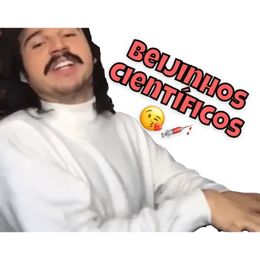 Figurinhas Beijinhos cientificos para whatsapp