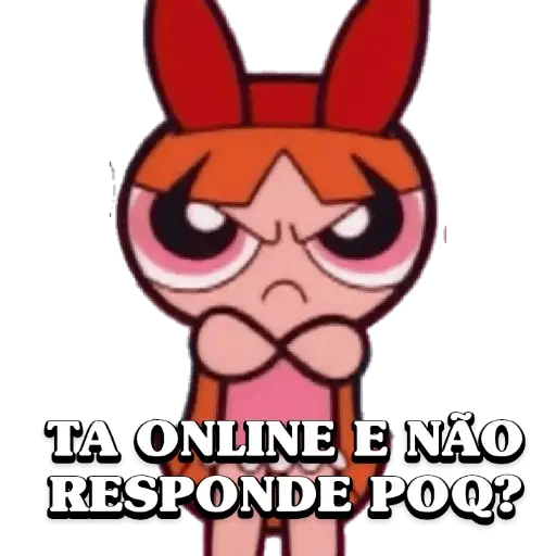 Figurinhas Ta online e nao responde porque para whatsapp