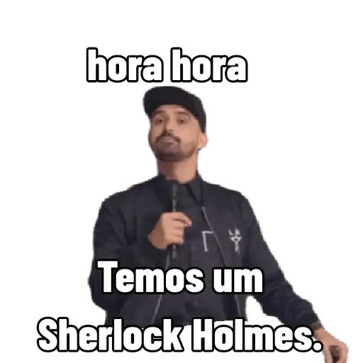 Figurinhas Temos um sherlock holmes para whatsapp