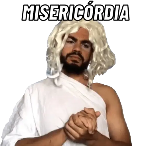 Figurinhas Misericordia para whatsapp