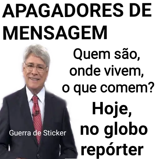 Figurinhas Sergio chapelin para whatsapp