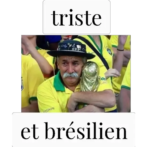 Figurinhas Triste et bresilien para whatsapp