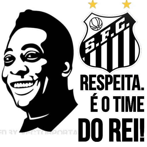 Figurinhas Rei do futebol para whatsapp