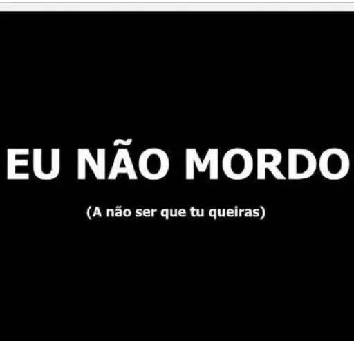 Figurinhas Eu nao mordo para whatsapp