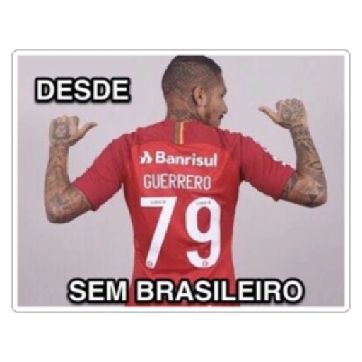 Figurinhas Paolo guerrero para whatsapp