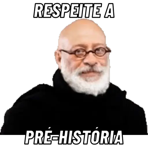 Figurinhas Respeite a pre historia para whatsapp