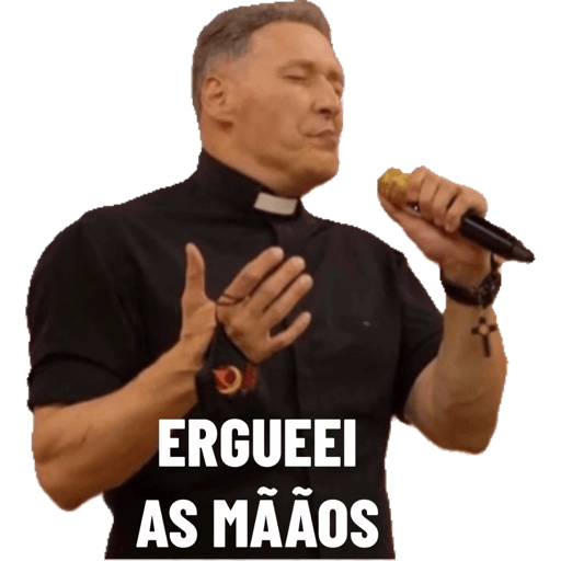 Figurinhas Padre Marcelo para whatsapp