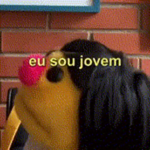 Figurinhas Eu sou jovem para whatsapp