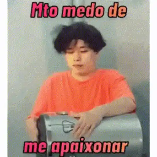 Figurinhas Medo de me apaixonar para whatsapp
