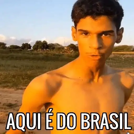 Figurinhas Aqui e do brasil para whatsapp