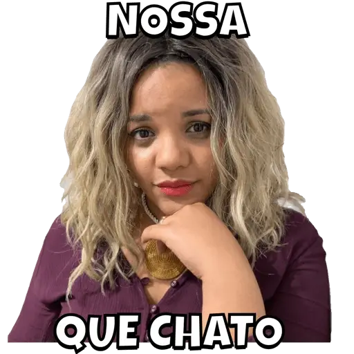 Figurinhas Nossa que chato para whatsapp