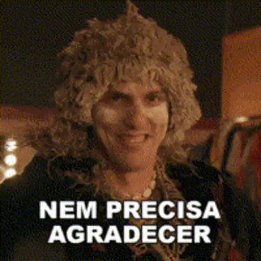 Figurinhas Nem precisa agredecer para whatsapp