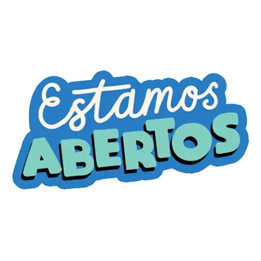 Figurinhas Estamos abertos para whatsapp