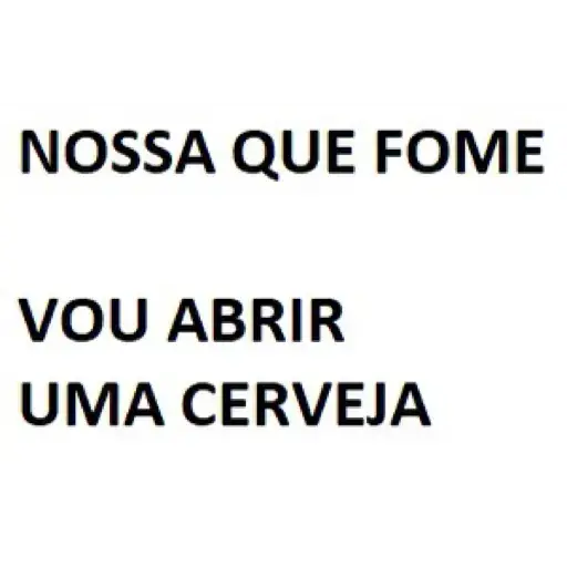 Figurinhas Que fome para whatsapp