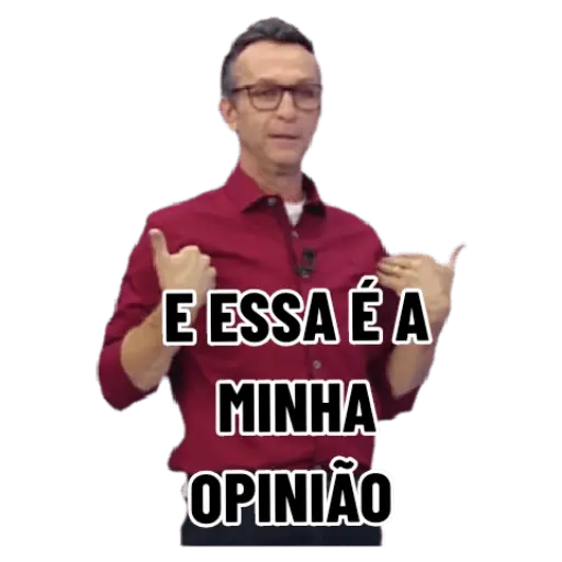 Figurinhas Minha opiniao para whatsapp